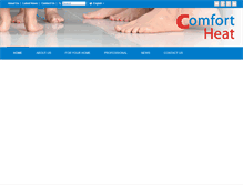 Tablet Screenshot of comfortheat.eu